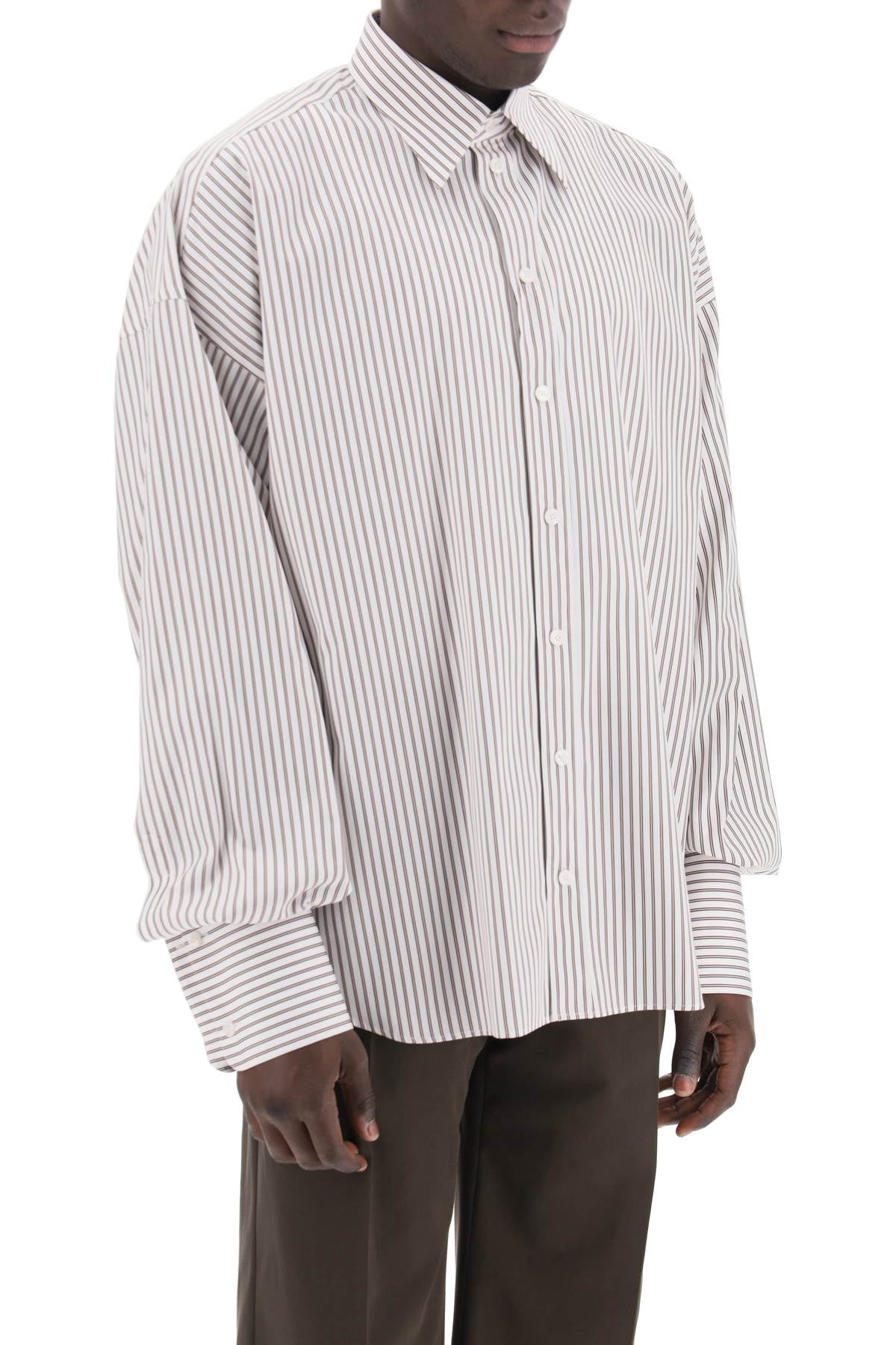 Dolce & Gabbana 'oversized striped poplin shirt Shirts Dolce & Gabbana