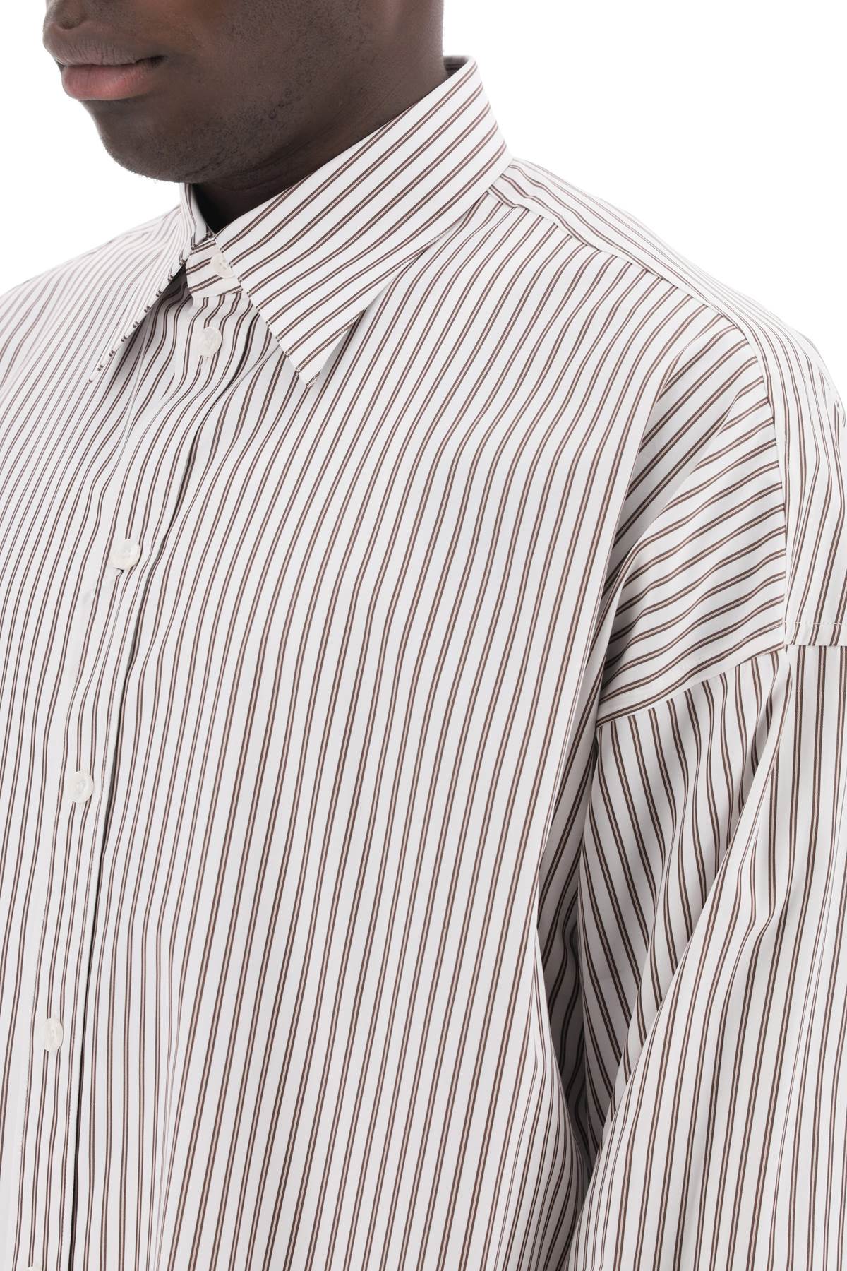 Dolce & Gabbana 'oversized striped poplin shirt Shirts Dolce & Gabbana