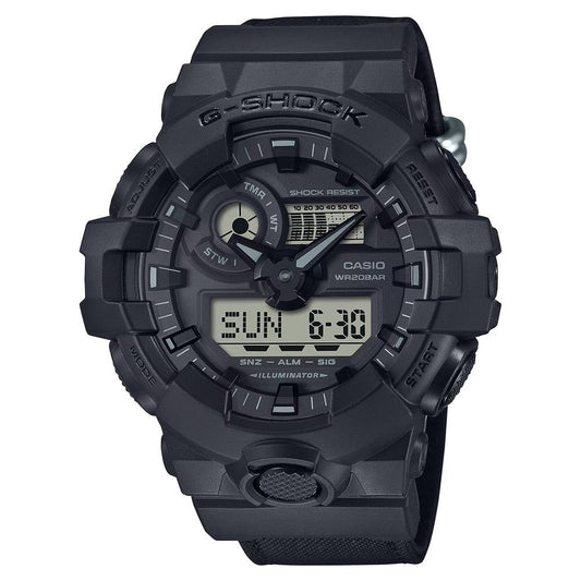 CASIO G-SHOCK Mod. BOLD - BLACK CORDURA ECO FABRIC STRAP WATCHES CASIO G-SHOCK