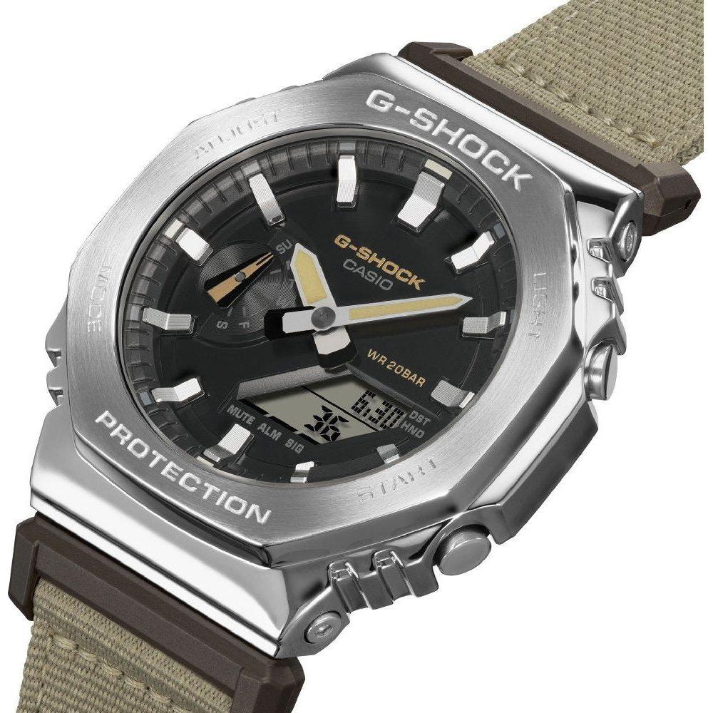 CASIO G-SHOCK Mod. OAK  METAL COVERED - UTILITY SERIE KHAKI BEIGE WATCHES CASIO G-SHOCK