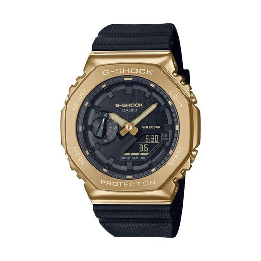 CASIO G-SHOCK WATCHES Mod. OAK METAL COVERED - GOLD WATCHES CASIO G-SHOCK