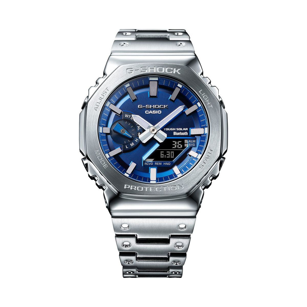 CASIO G-SHOCK MASTER OF G Mod. OAK FULL METAL - BLUE VAPOR SERIE Bluetooth® WATCHES CASIO G-SHOCK