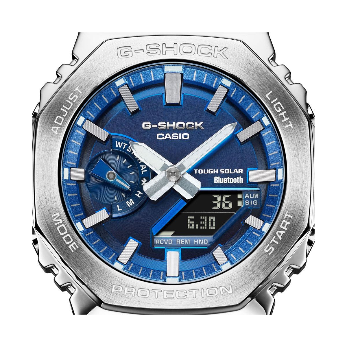 CASIO G-SHOCK MASTER OF G Mod. OAK FULL METAL - BLUE VAPOR SERIE Bluetooth® WATCHES CASIO G-SHOCK