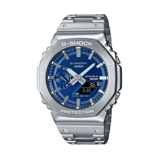 CASIO G-SHOCK MASTER OF G Mod. OAK FULL METAL - BLUE VAPOR SERIE Bluetooth® WATCHES CASIO G-SHOCK