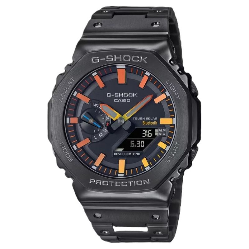 CASIO G-SHOCK Mod. OAK FULL METAL - BLACK POLYCHROMATIC ACCENTS SERIE WATCHES CASIO G-SHOCK