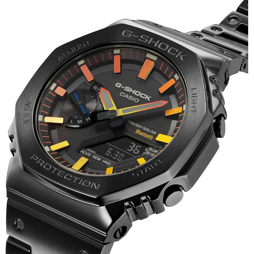 CASIO G-SHOCK Mod. OAK FULL METAL - BLACK POLYCHROMATIC ACCENTS SERIE WATCHES CASIO G-SHOCK