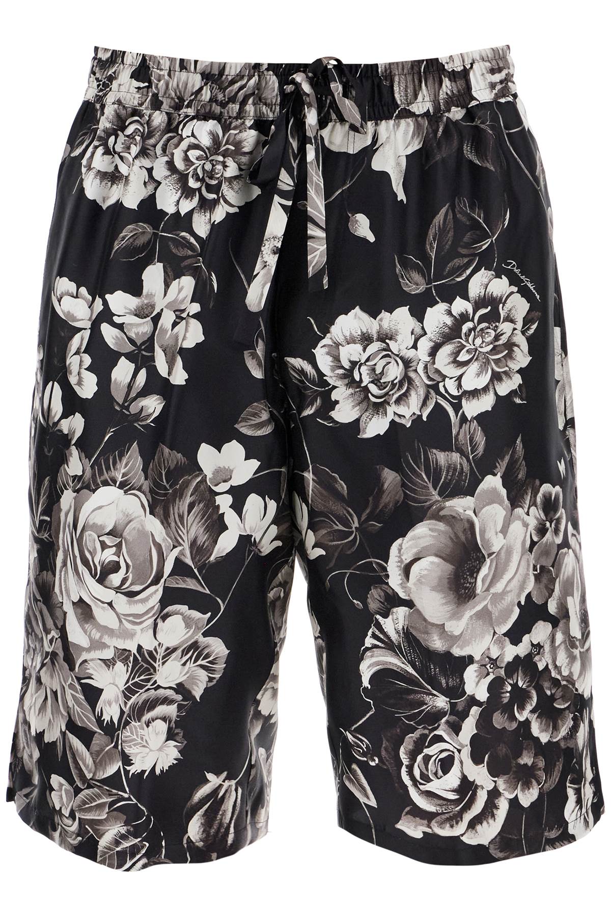 Dolce & Gabbana silk floral print bermuda shorts set Short trousers Dolce & Gabbana