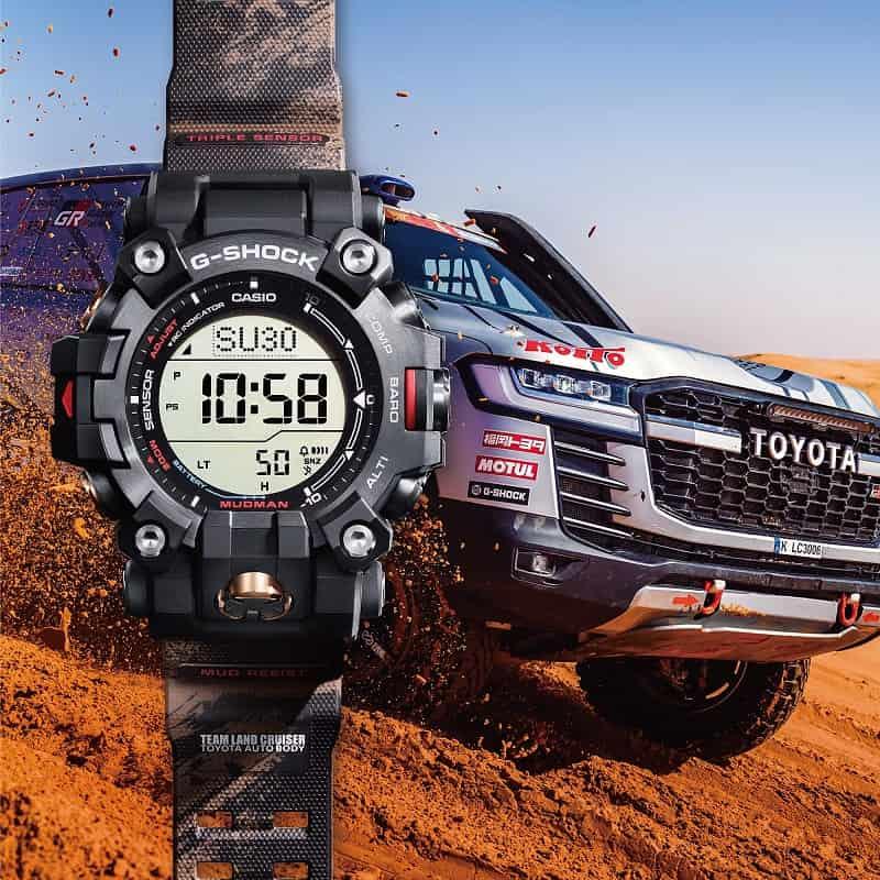 CASIO G-SHOCK MUDMAN Mod. TEAM LAND CRUISER TOYOTA SPECIAL EDITION WATCHES CASIO G-SHOCK