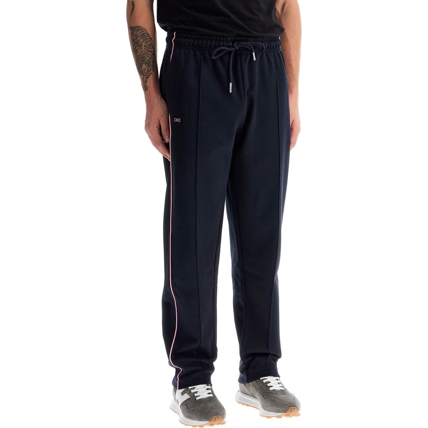 EDEN PARK contrast piping joggers with Trousers EDEN PARK