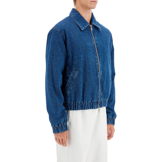 Ami Alexandre Matiussi denim bomber jacket for Jackets Ami Alexandre Matiussi