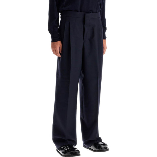 Ami Alexandre Matiussi large fit wool gabardine trousers Trousers Ami Alexandre Matiussi