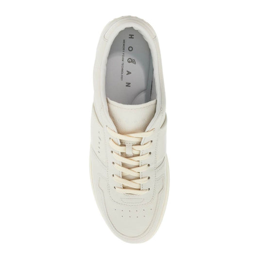 HOGAN smooth and suede leather h-tv sneakers. Sneakers HOGAN