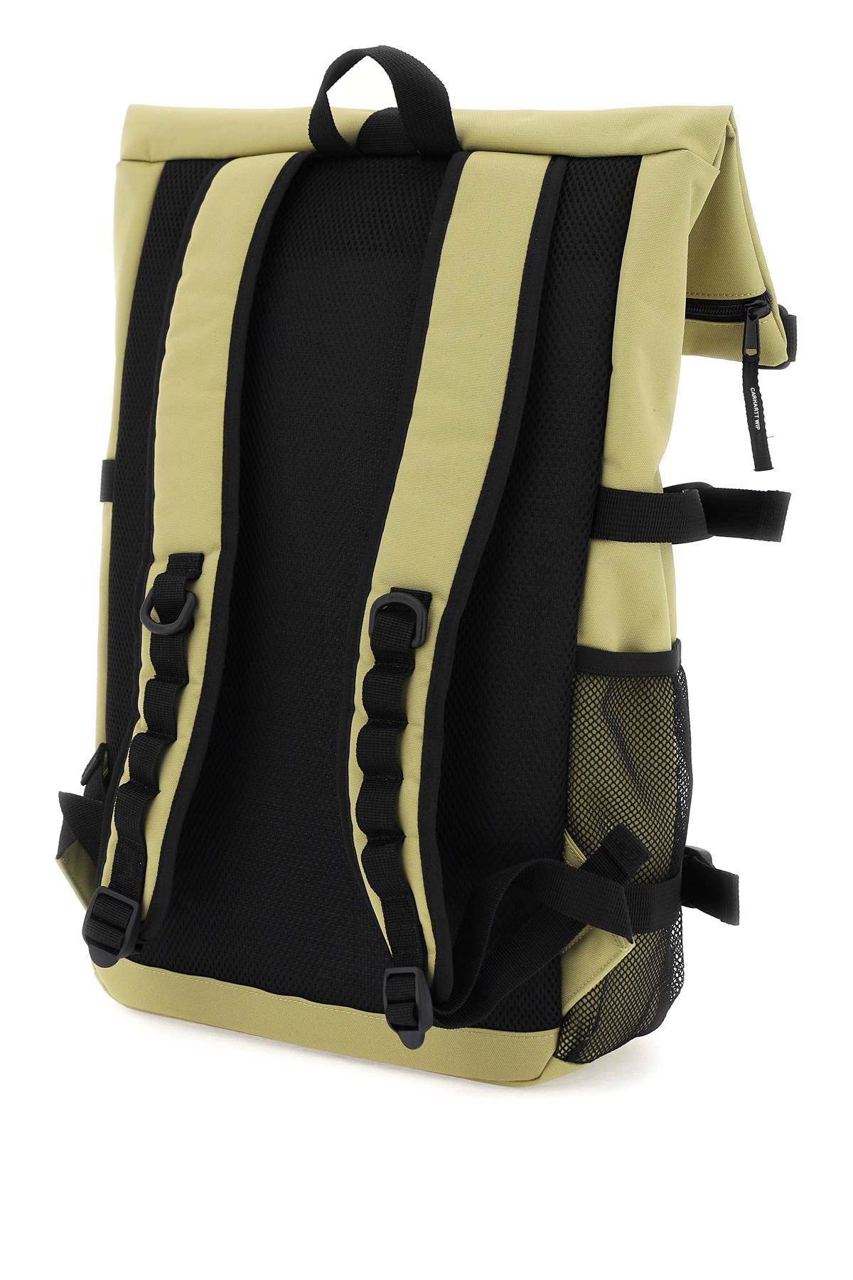 Front view with bag zipped and handles upright.