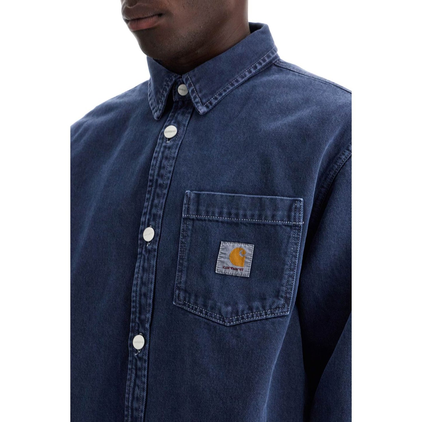 Carhartt Wip denim george overshirt Jackets Carhartt Wip