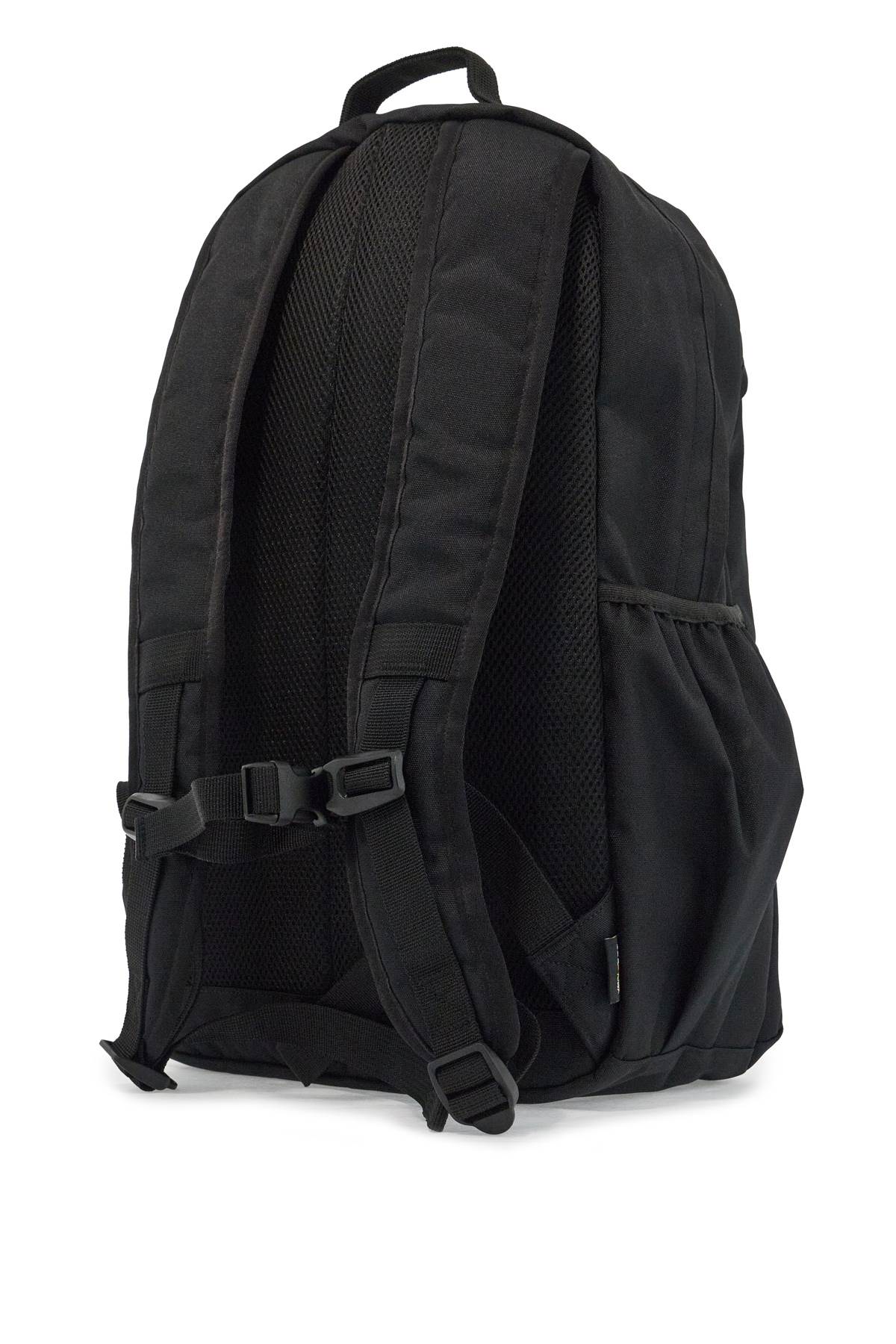 Front view with bag zipped and handles upright.