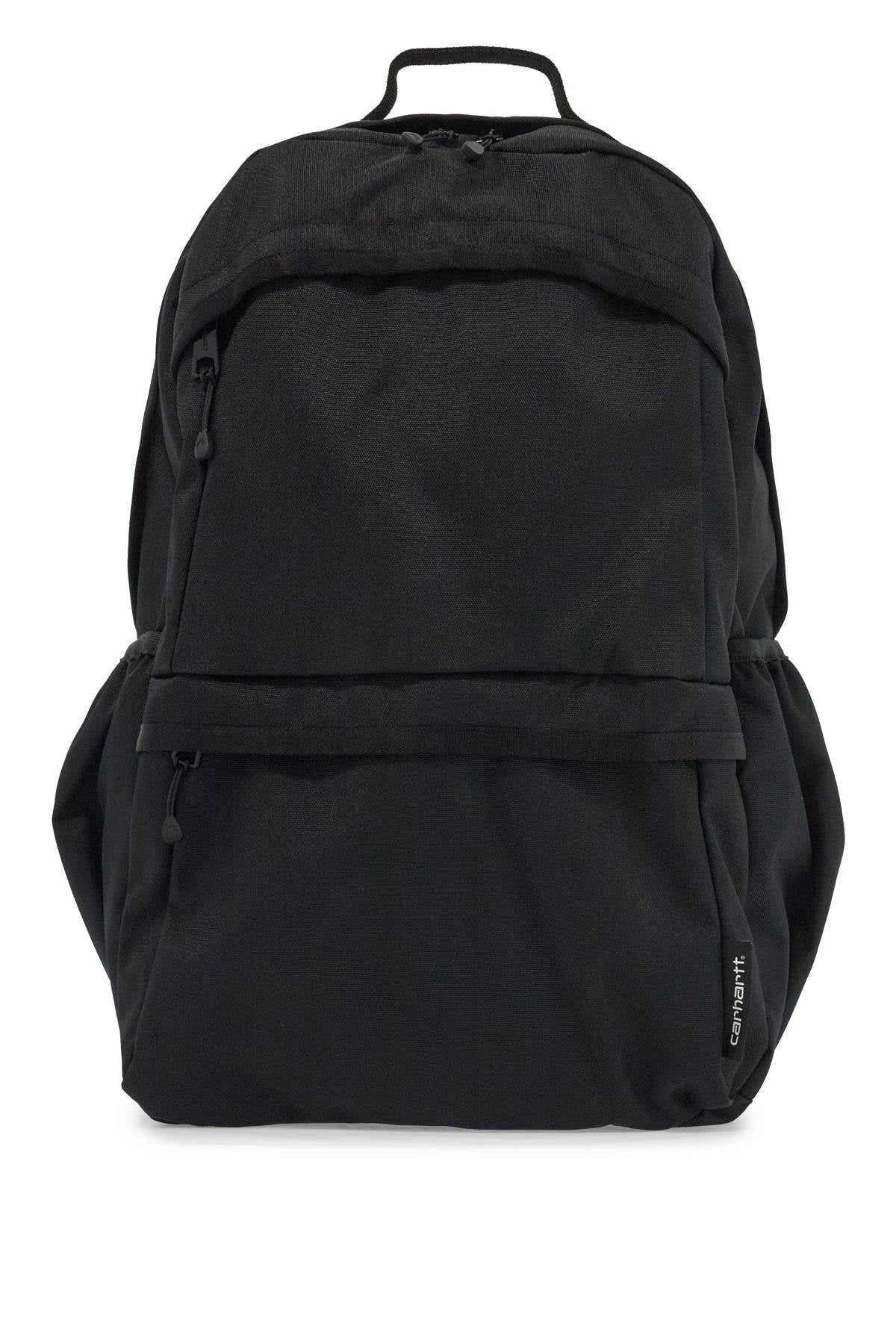 Front view with bag zipped and handles upright.