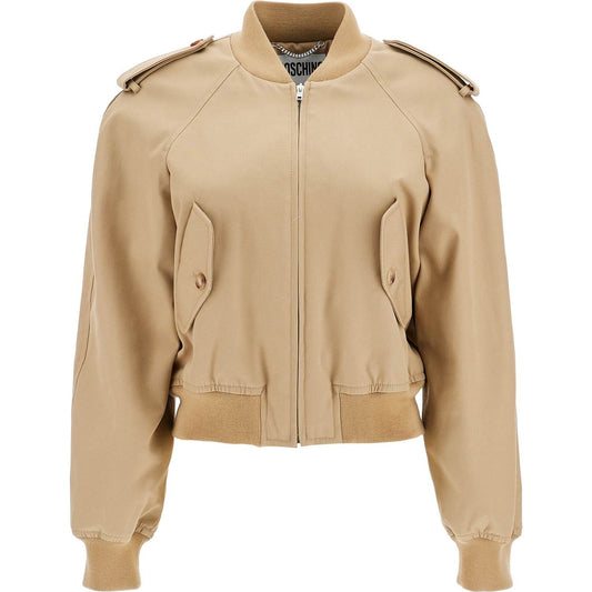 Moschino gabardine bomber Jackets Moschino