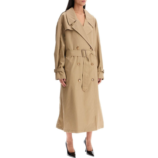 Moschino double-breasted trench coat with Coats Moschino