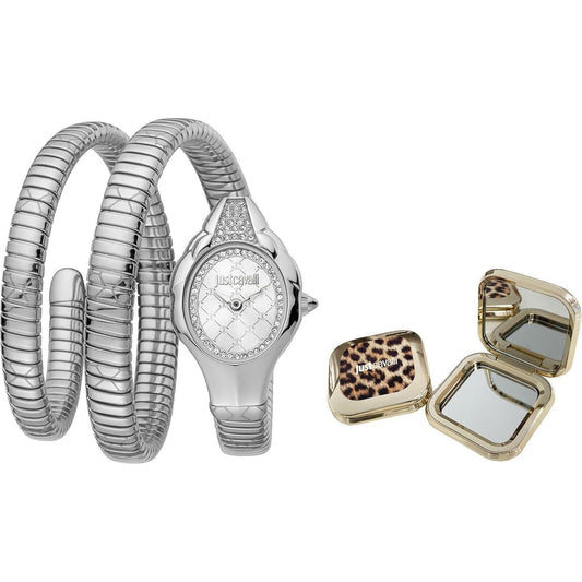 JUST CAVALLI Mod. GLAM CHIC SNAKE Special Pack + Mirror WATCHES JUST CAVALLI TIME