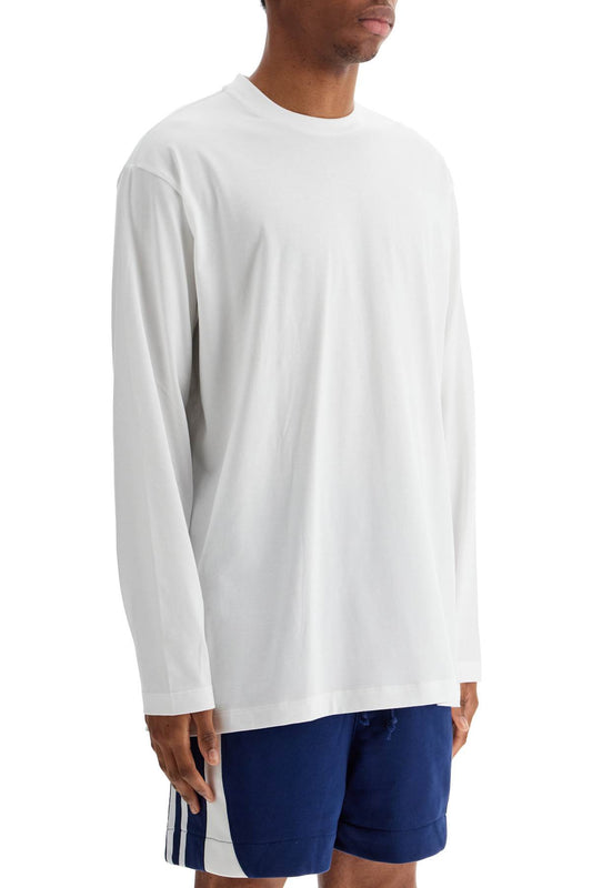 Y-3 white cotton t-shirt with graphic print Topwear Y-3