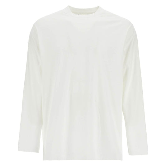 Y-3 white cotton t-shirt with graphic print