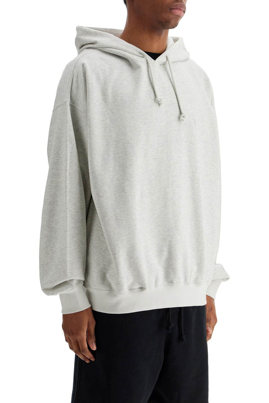 Y-3 light grey cotton and recycled polyester hoodie for men Topwear Y-3