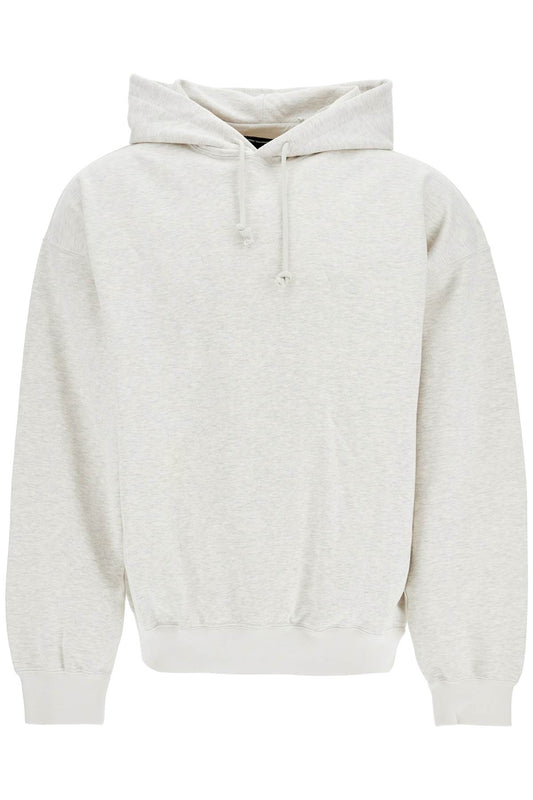 Y-3 light grey cotton and recycled polyester hoodie for men Topwear Y-3