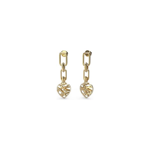 GUESS JEWELS JEWELRY Mod. JUBE03096JWYGT-U Earrings GUESS JEWELS