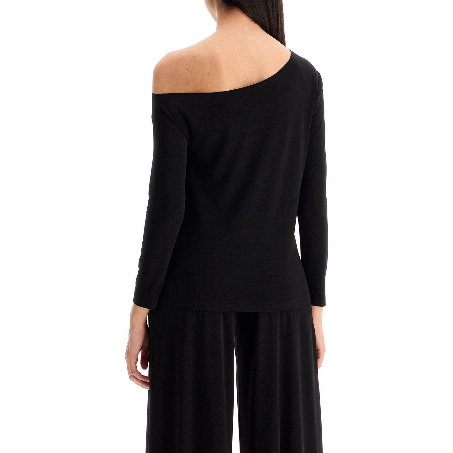 Norma Kamali "off-shoulder lycra Topwear Norma Kamali