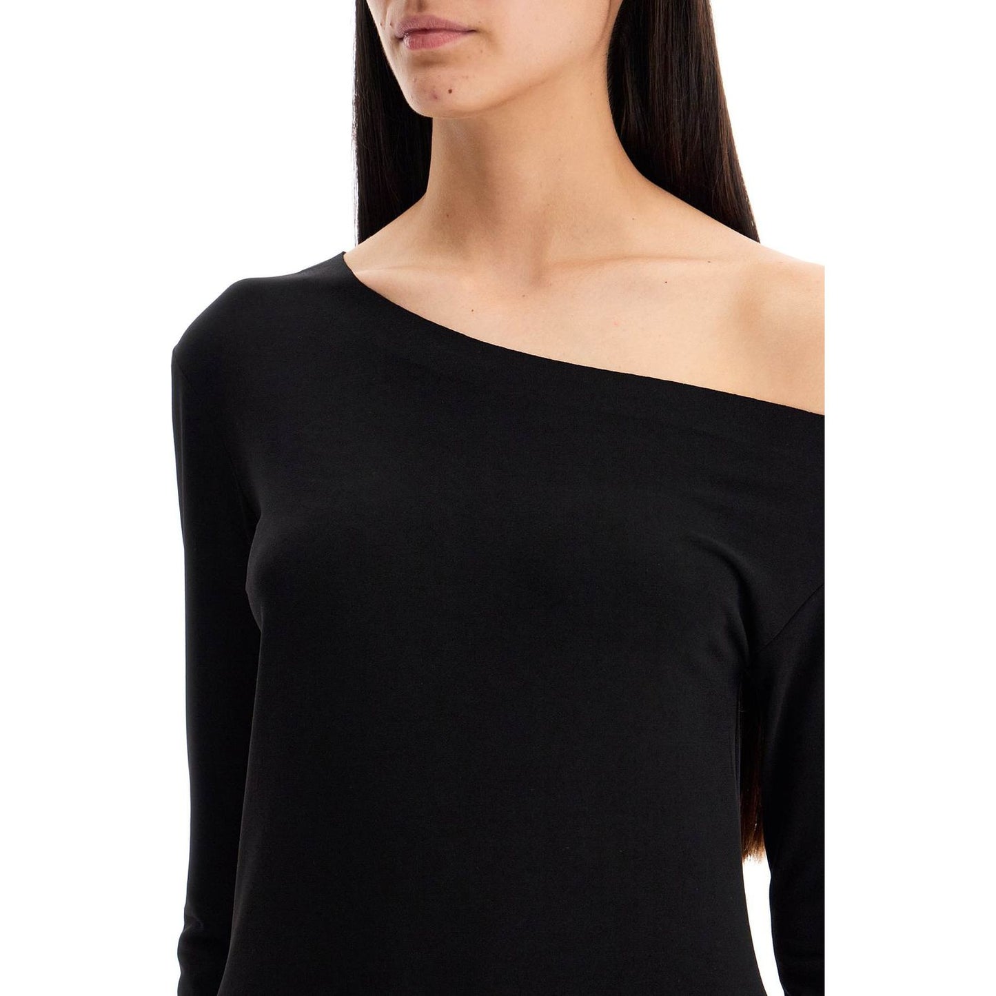 Norma Kamali "off-shoulder lycra Topwear Norma Kamali