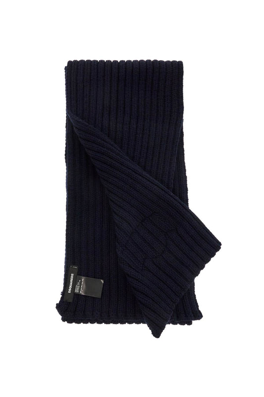 Dsquared2 "wool ribbed scarf for a Scarves Hats & Gloves Dsquared2