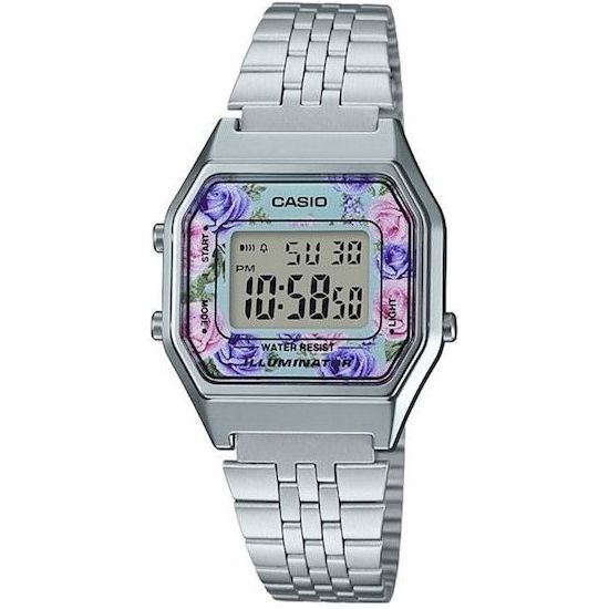 CASIO VINTAGE LADY STEEL FLOWERS WATCHES CASIO COLLECTION & VINTAGE