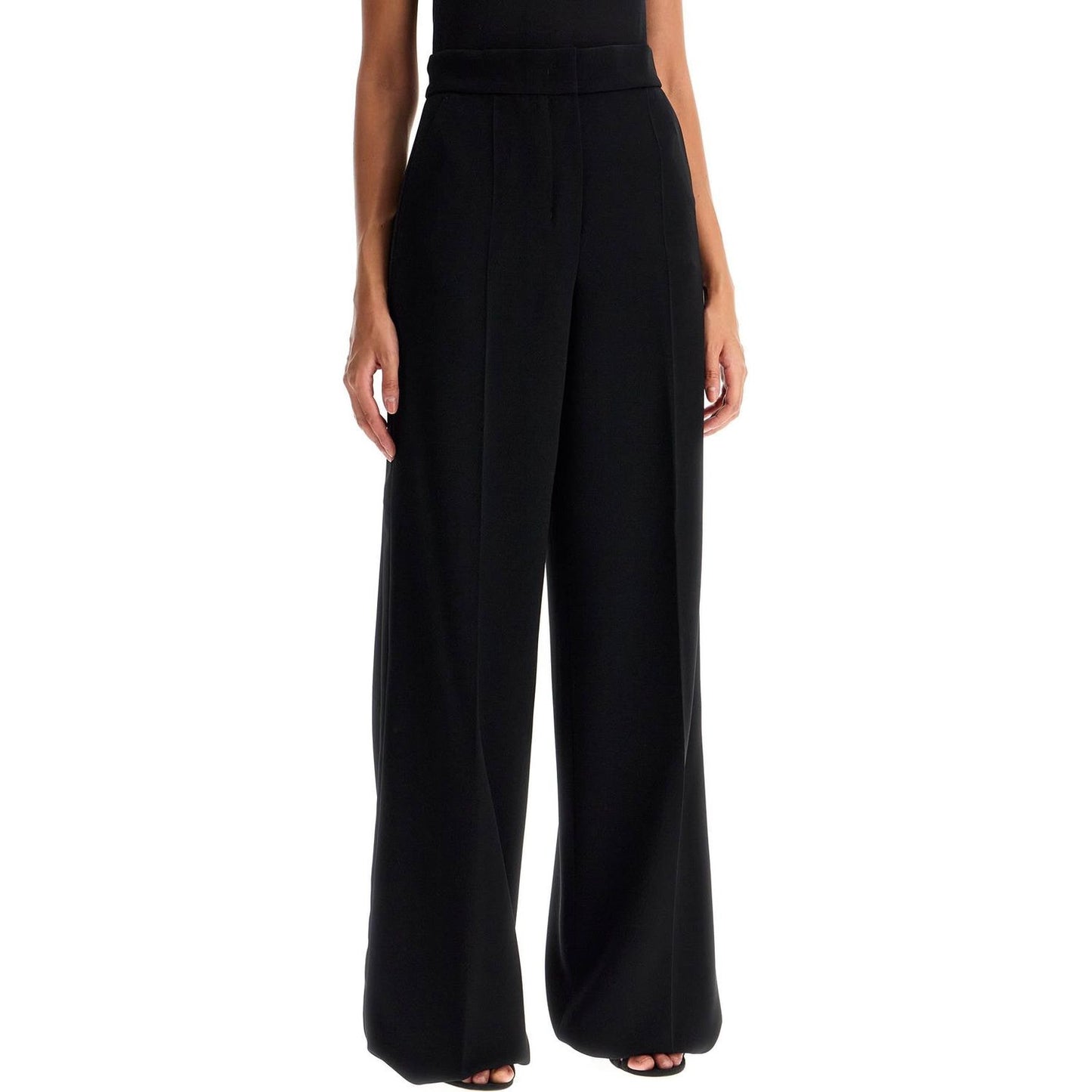 MAX MARA PIANOFORTE straight leg trousers in cady Trousers MAX MARA PIANOFORTE