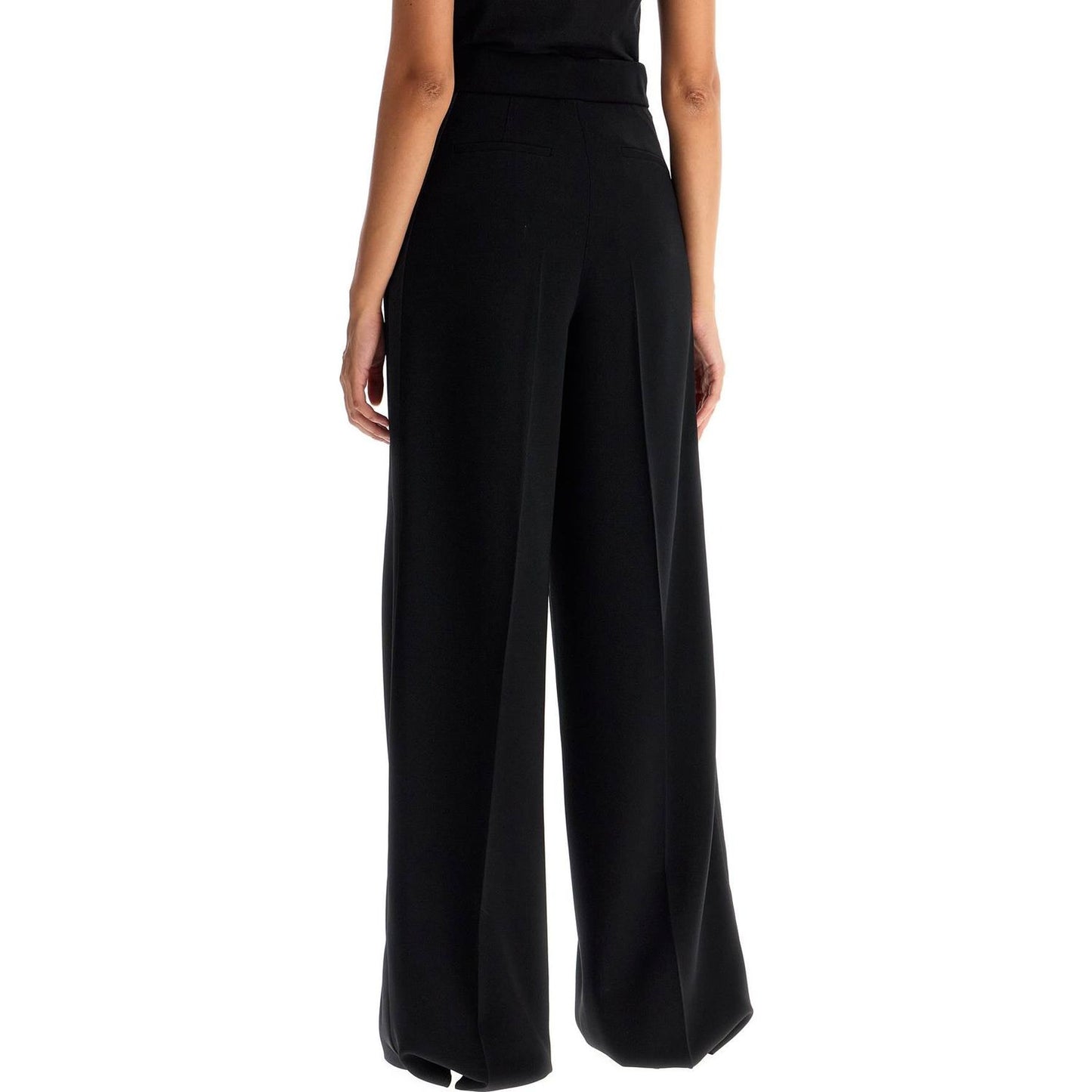 MAX MARA PIANOFORTE straight leg trousers in cady Trousers MAX MARA PIANOFORTE