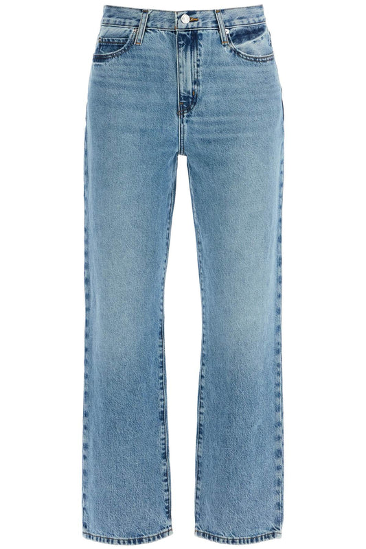 FRAME light blue high-waisted straight ankle jeans le jane Jeans FRAME