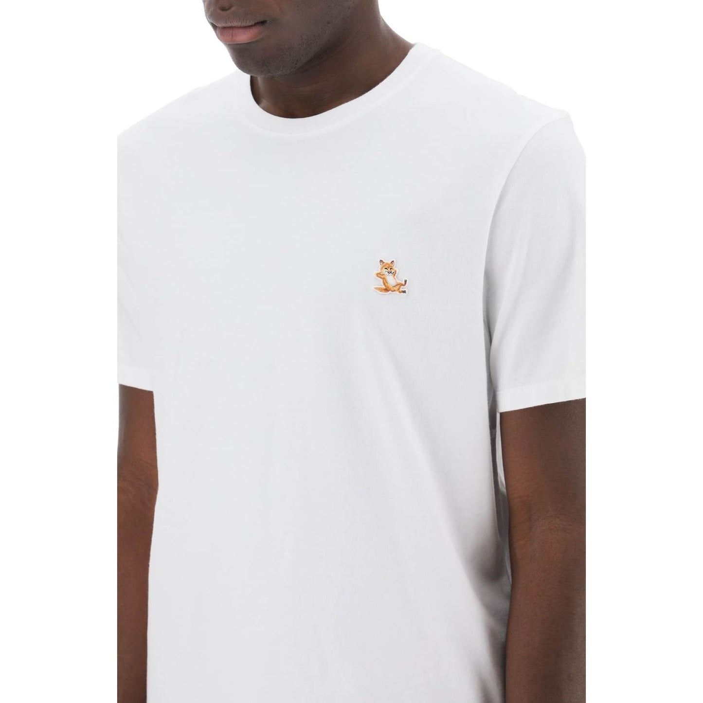 Maison Kitsune chillax fox patch t-shirt Topwear Maison Kitsune