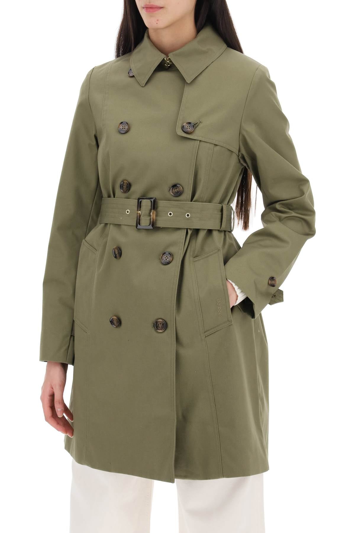 Barbour double-breasted trench coat for Jackets Barbour