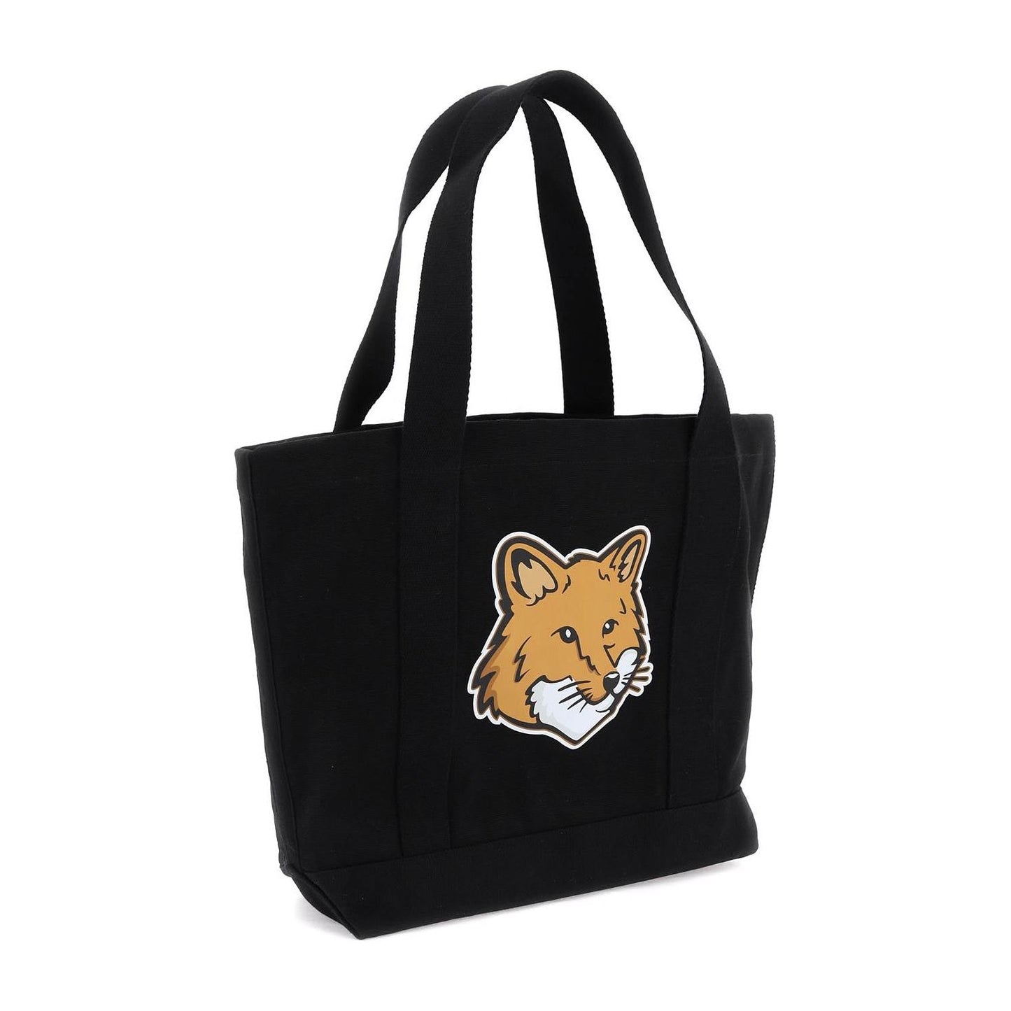 Maison Kitsune fox head tote bag