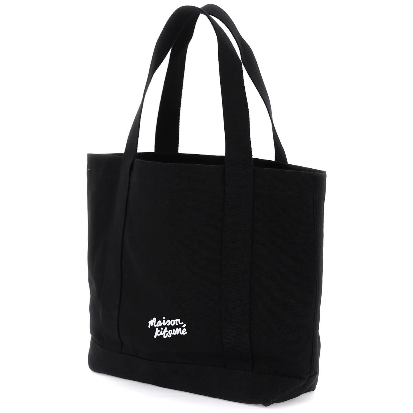 Maison Kitsune fox head tote bag