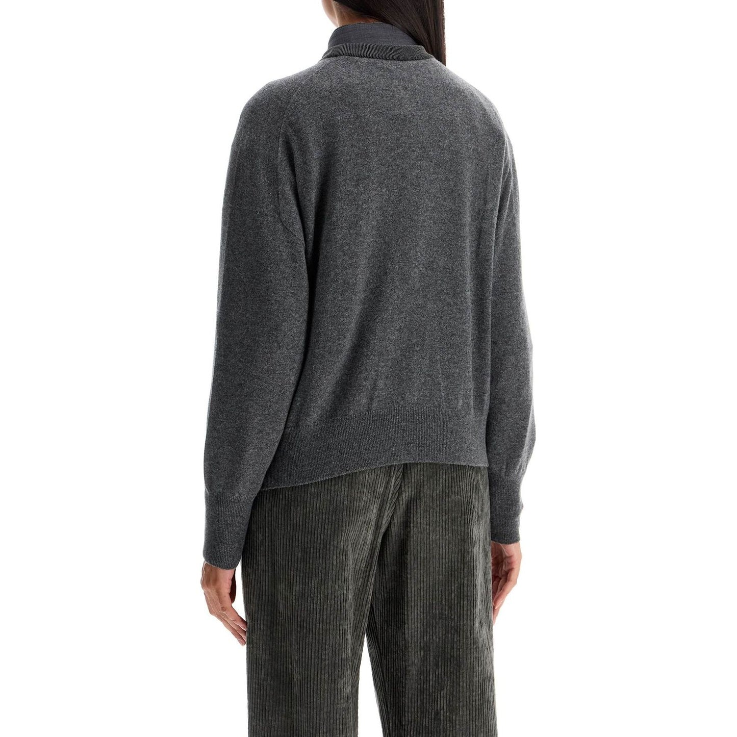 Brunello Cucinelli "pullover with precious rib Knitwear Brunello Cucinelli