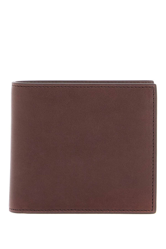 Thom Browne compact dark brown calfskin wallet with slots Small Leather Goods Thom Browne