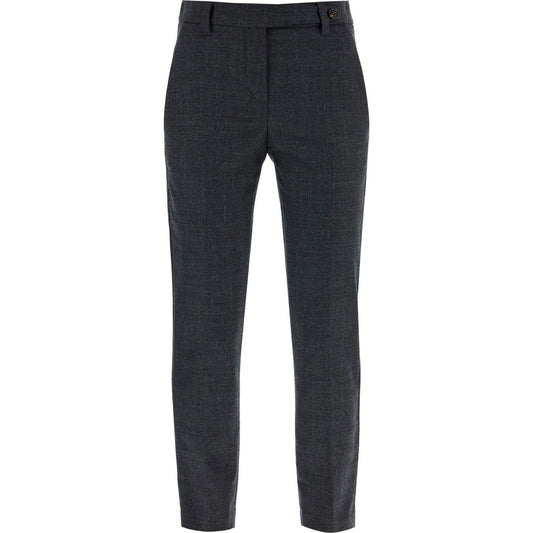 Brunello Cucinelli woolen cigarette pants for women Trousers Brunello Cucinelli