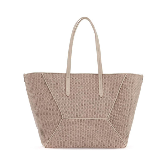 Brunello Cucinelli "techno raffia tote Shopper Brunello Cucinelli