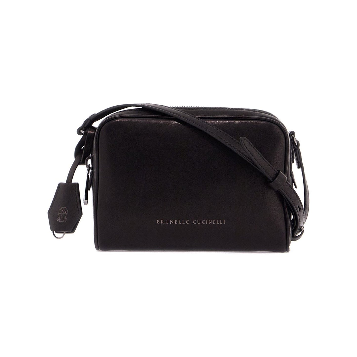 Brunello Cucinelli mini leather boston crossbody bag with shoulder strap Shopper Brunello Cucinelli