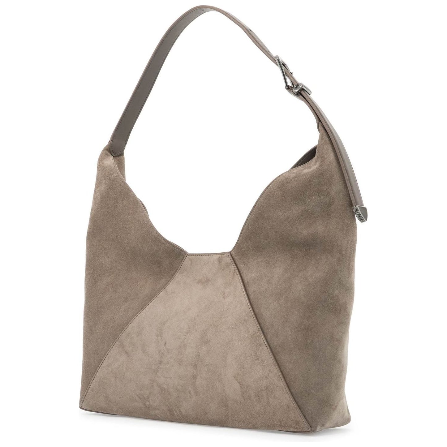 Brunello Cucinelli bc duo suede leather hobo bag with Handbag Brunello Cucinelli