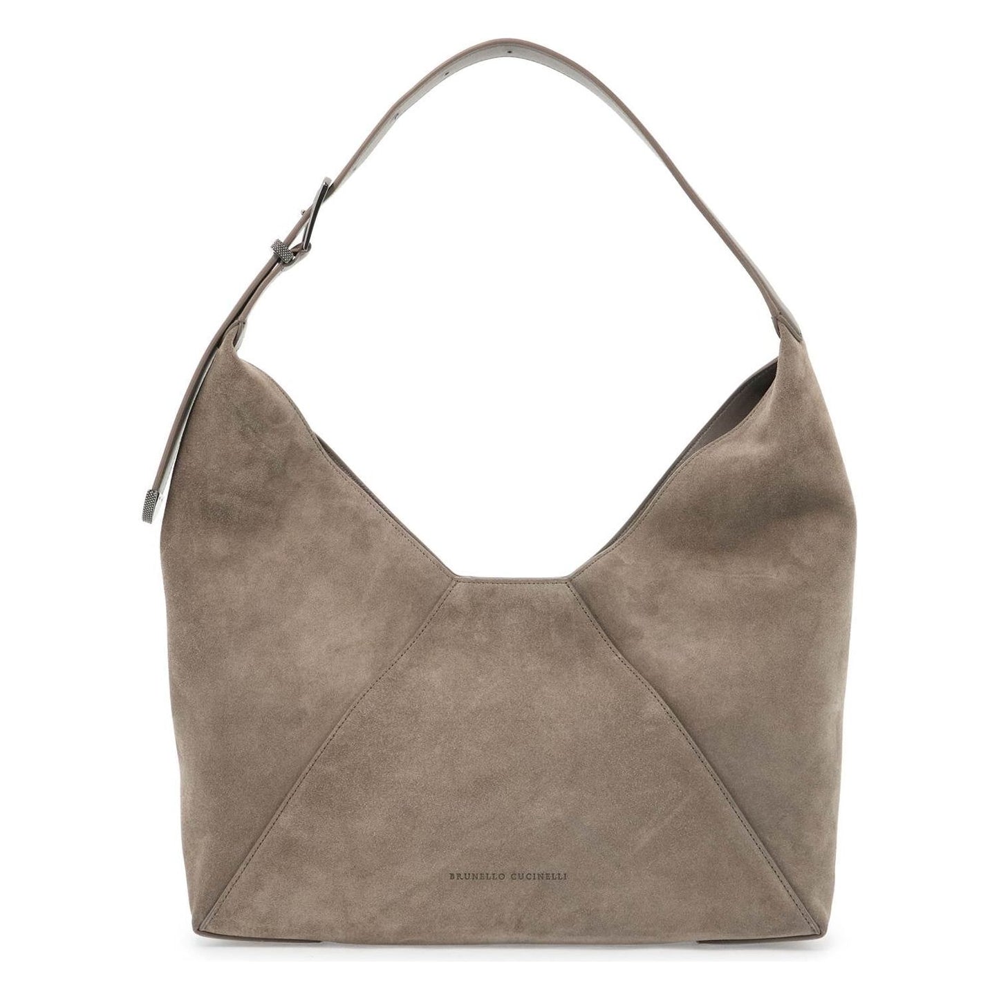 Brunello Cucinelli bc duo suede leather hobo bag with Handbag Brunello Cucinelli