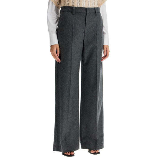 Brunello Cucinelli tailored flannel women trousers Trousers Brunello Cucinelli