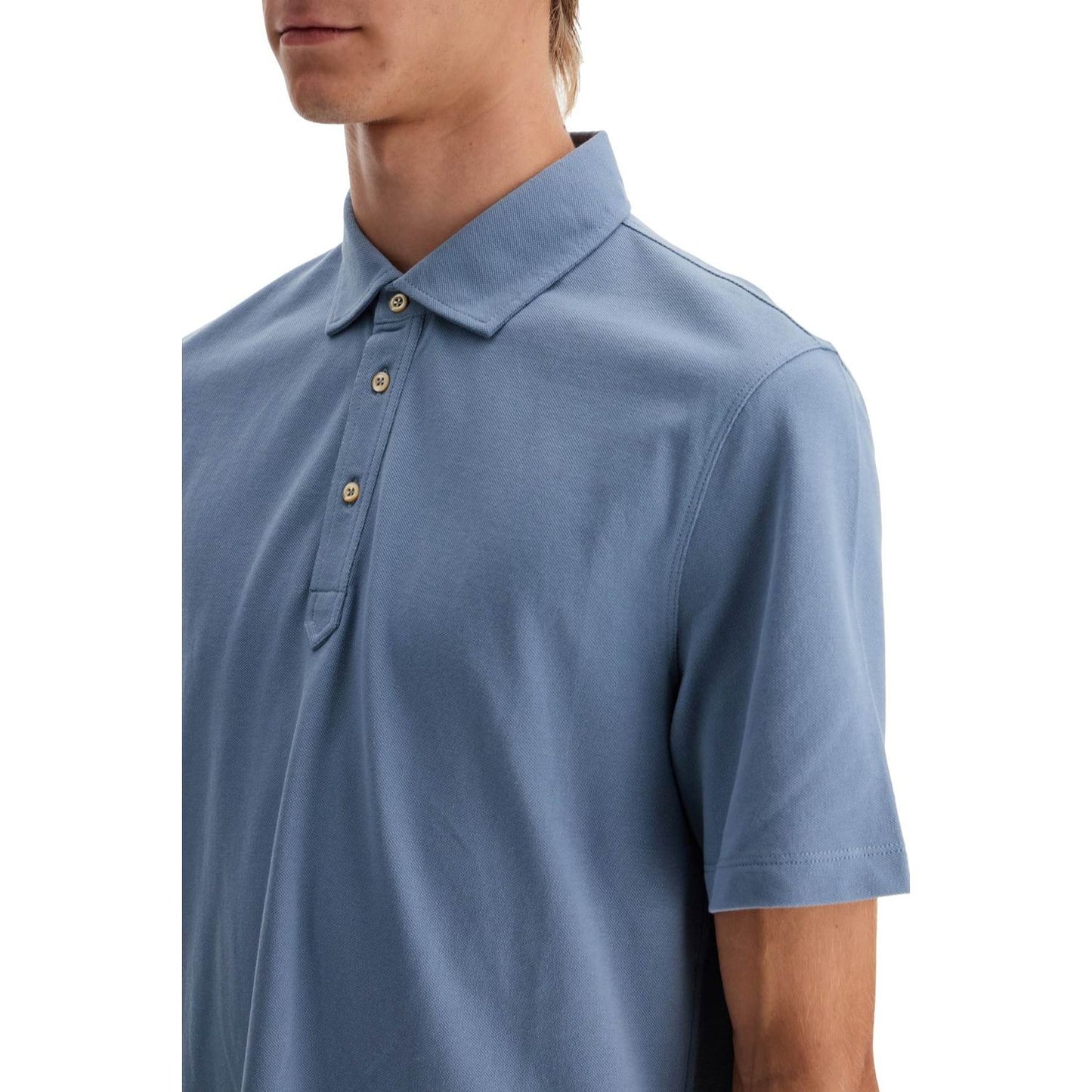 Brunello Cucinelli pique polo shirt Topwear Brunello Cucinelli