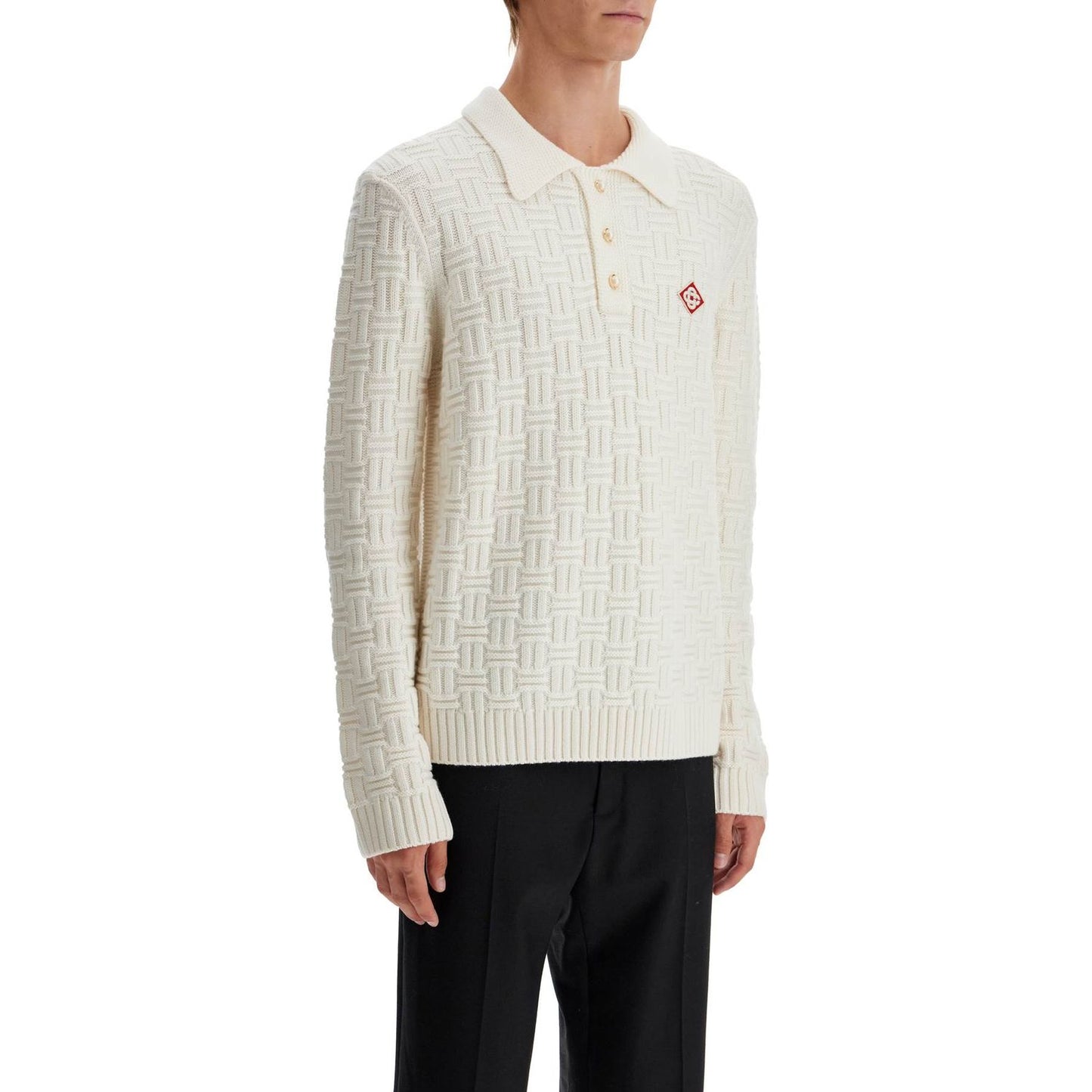 Casablanca woolen polo-style pullover Knitwear Casablanca