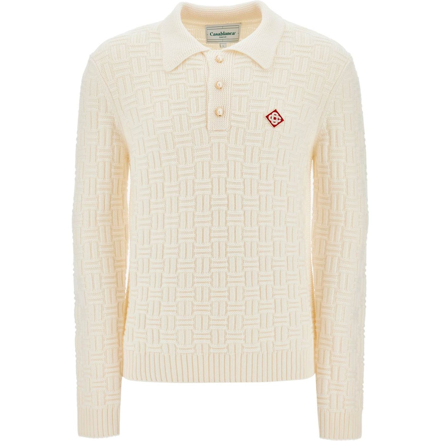 Casablanca woolen polo-style pullover Knitwear Casablanca